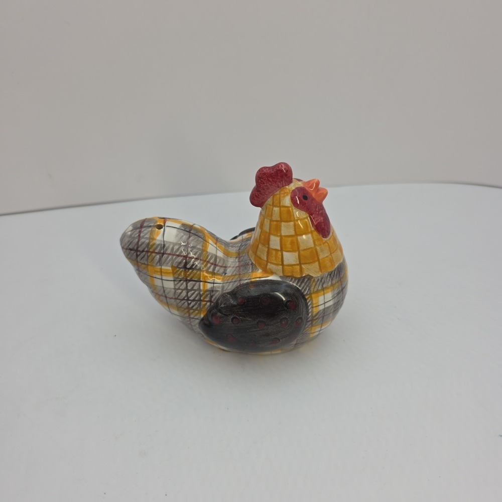 Debbie Mumm Sakura Cow Chicken Salt Pepper Shakers Farm Country Kitchen Set NOTE - Picture 12 of 16